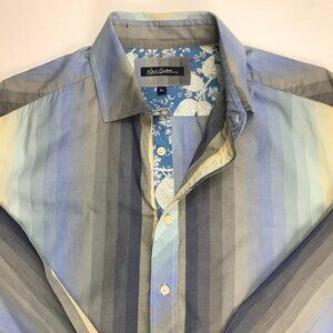 Robert Graham Men Designer 100% Cotton Button Multi-Color XL Shirt